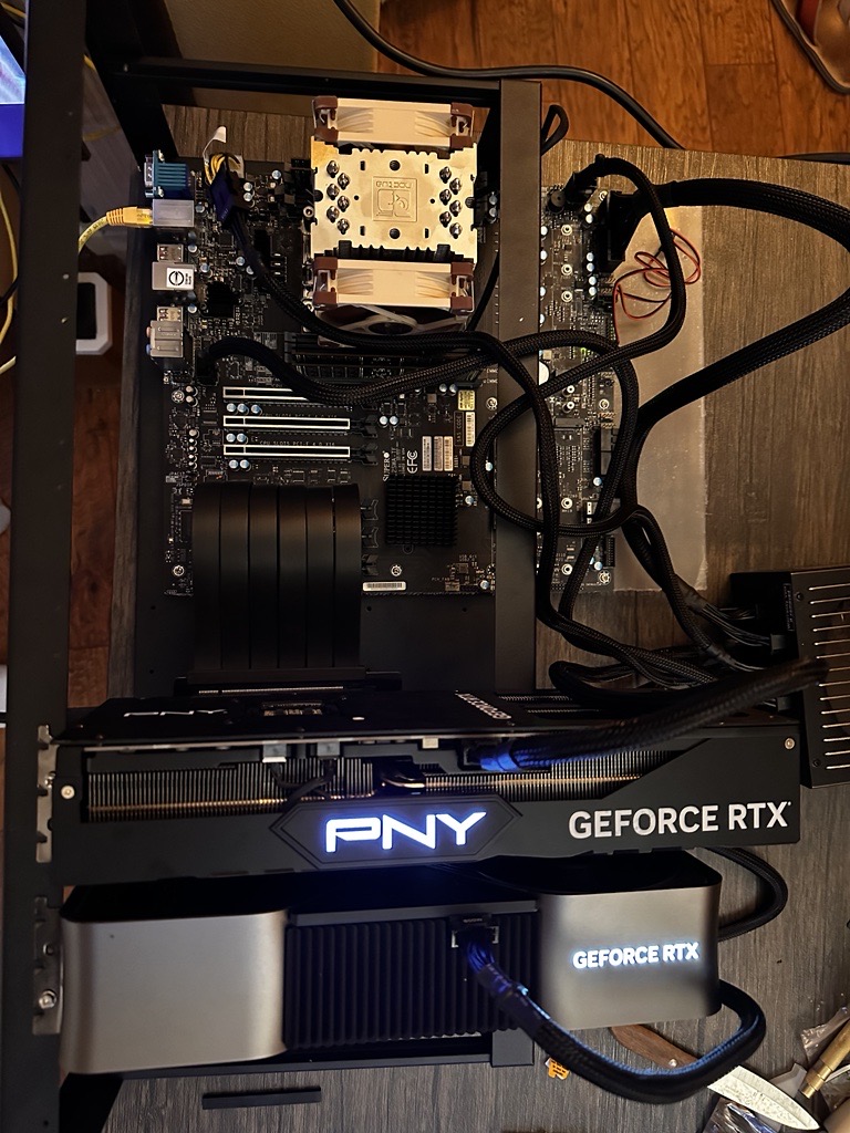 Rig with 2x NVIDIA 4090 GPUs